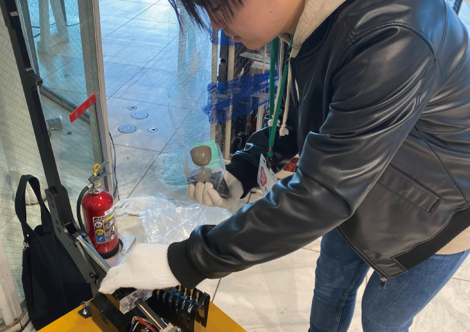プラスチックリサイクル体験