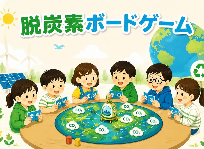 遊びながら学ぼう!脱炭素ボードゲーム